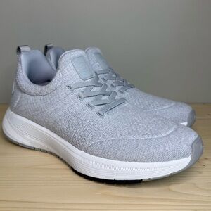 Peter Millar Platinum Gray Tellustride Knit Sneakers